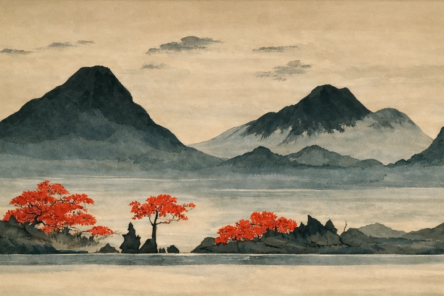 paise de fishermen after Jing Hao